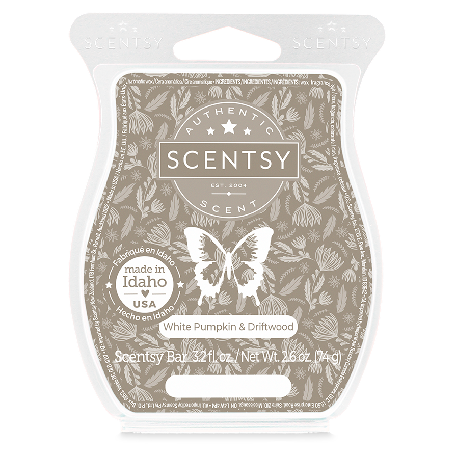 White Pumpkin and Driftwood Scentsy Bar