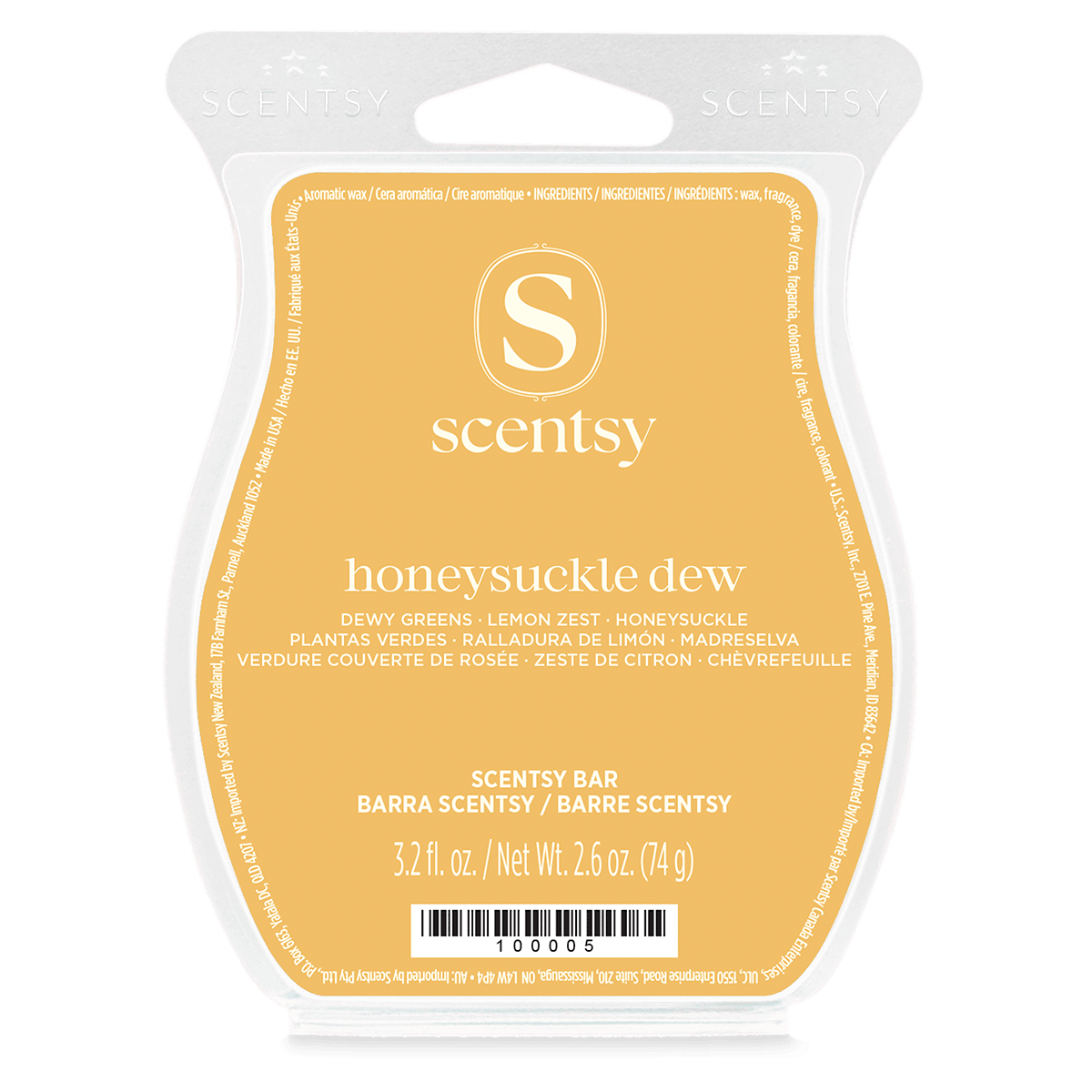 Honeysuckle Dew Scentsy Bar