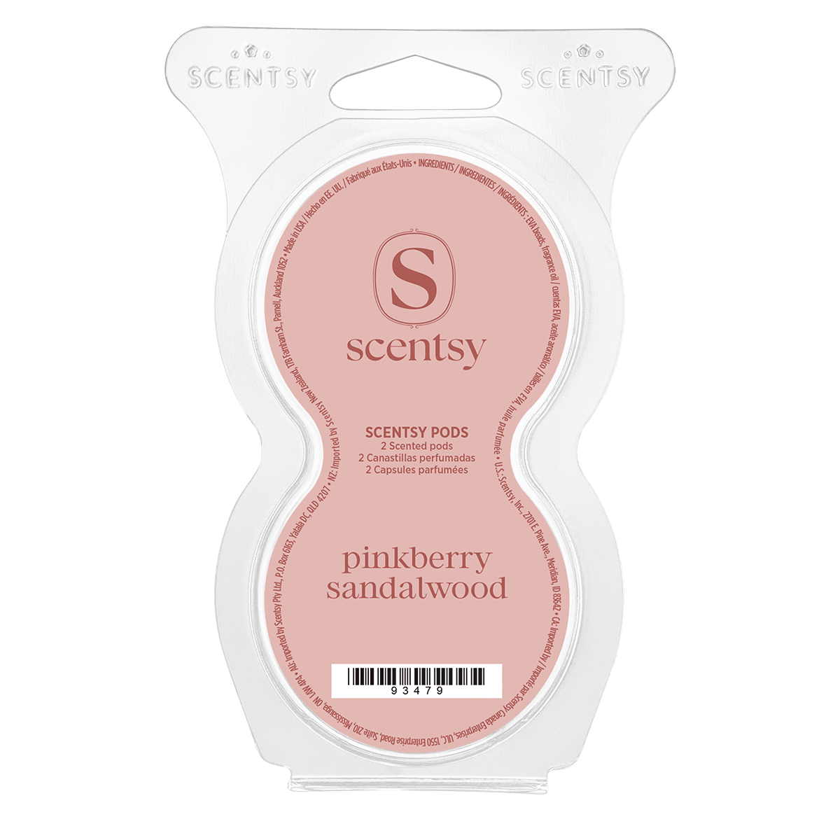 Pinkberry Sandalwood Scentsy Pod Twin Pack