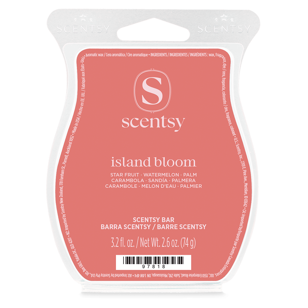 Island Bloom Scentsy Bar