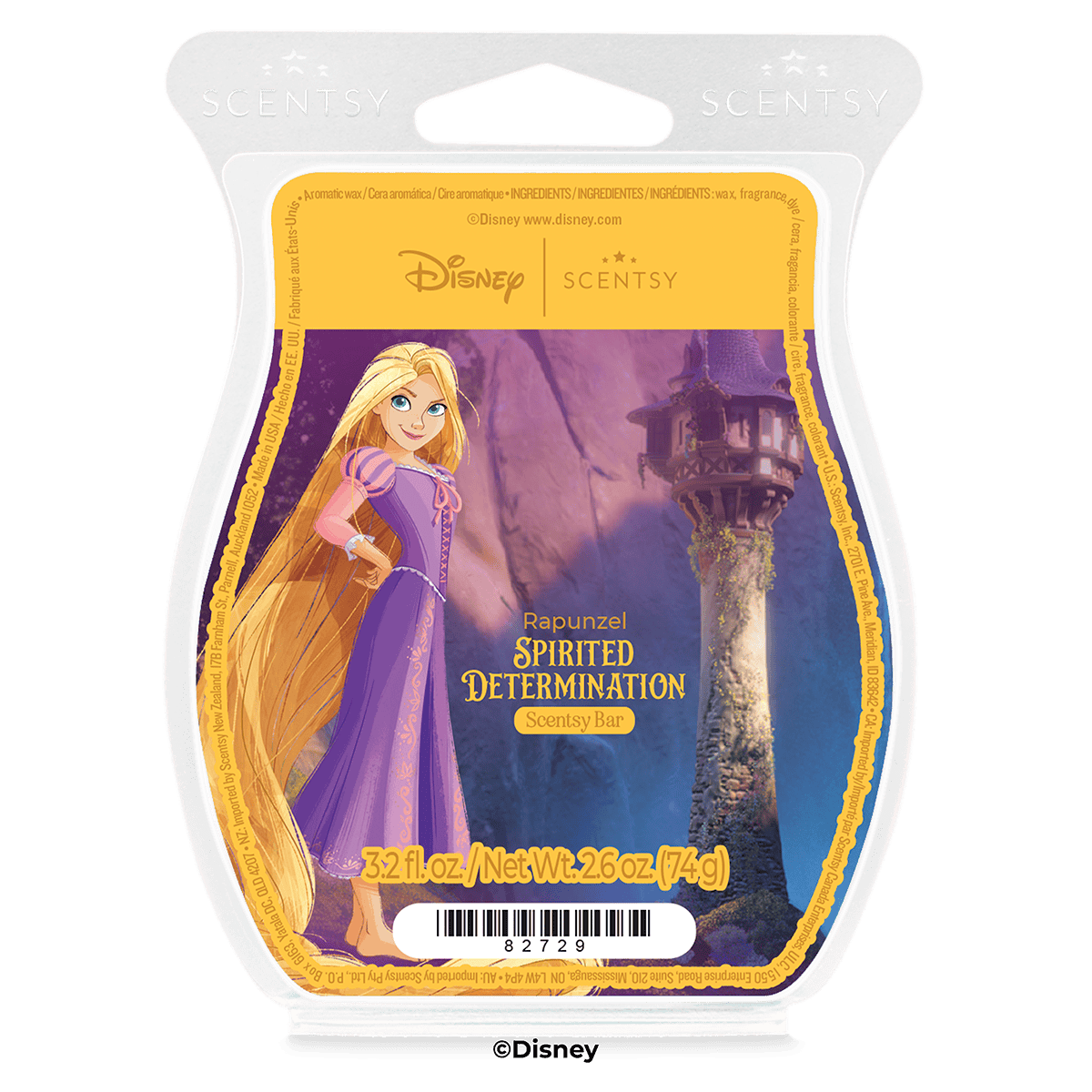 Disney Rapunzel Spirited Determination Scentsy Bar