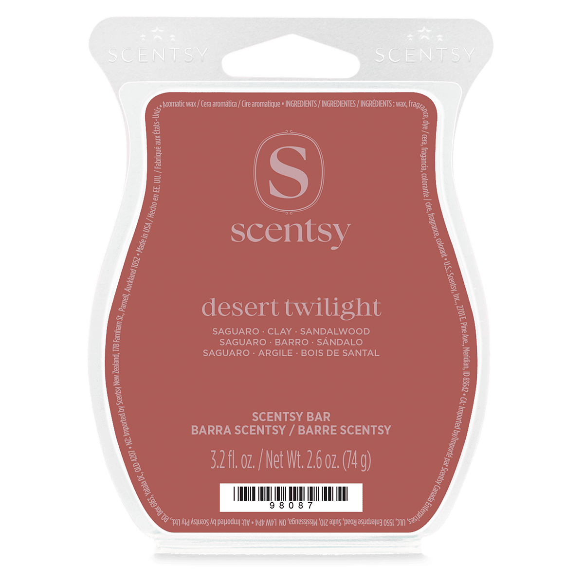 Desert Twilight Scentsy Bar