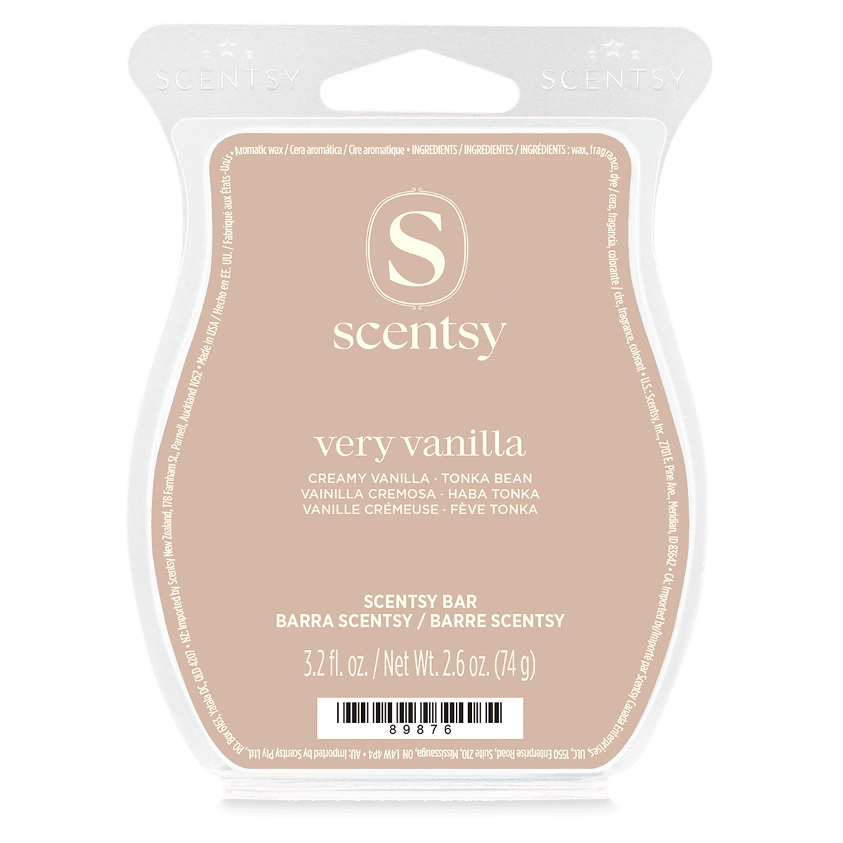 Very Vanilla Scentsy Bar