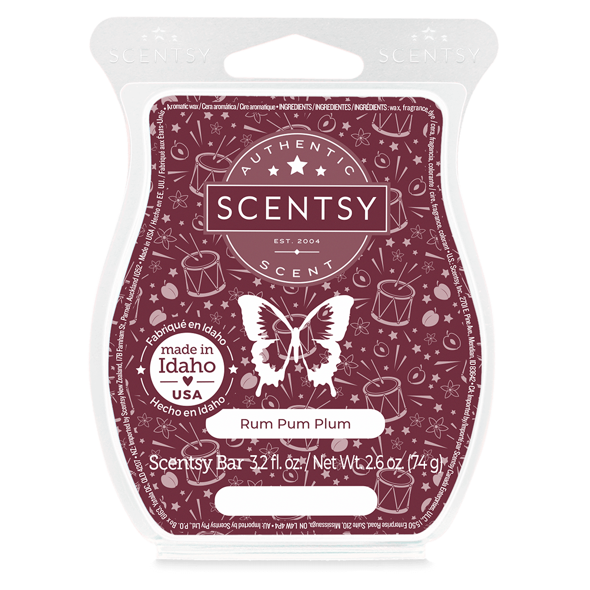 Rum Plum Plum Scentsy Bar