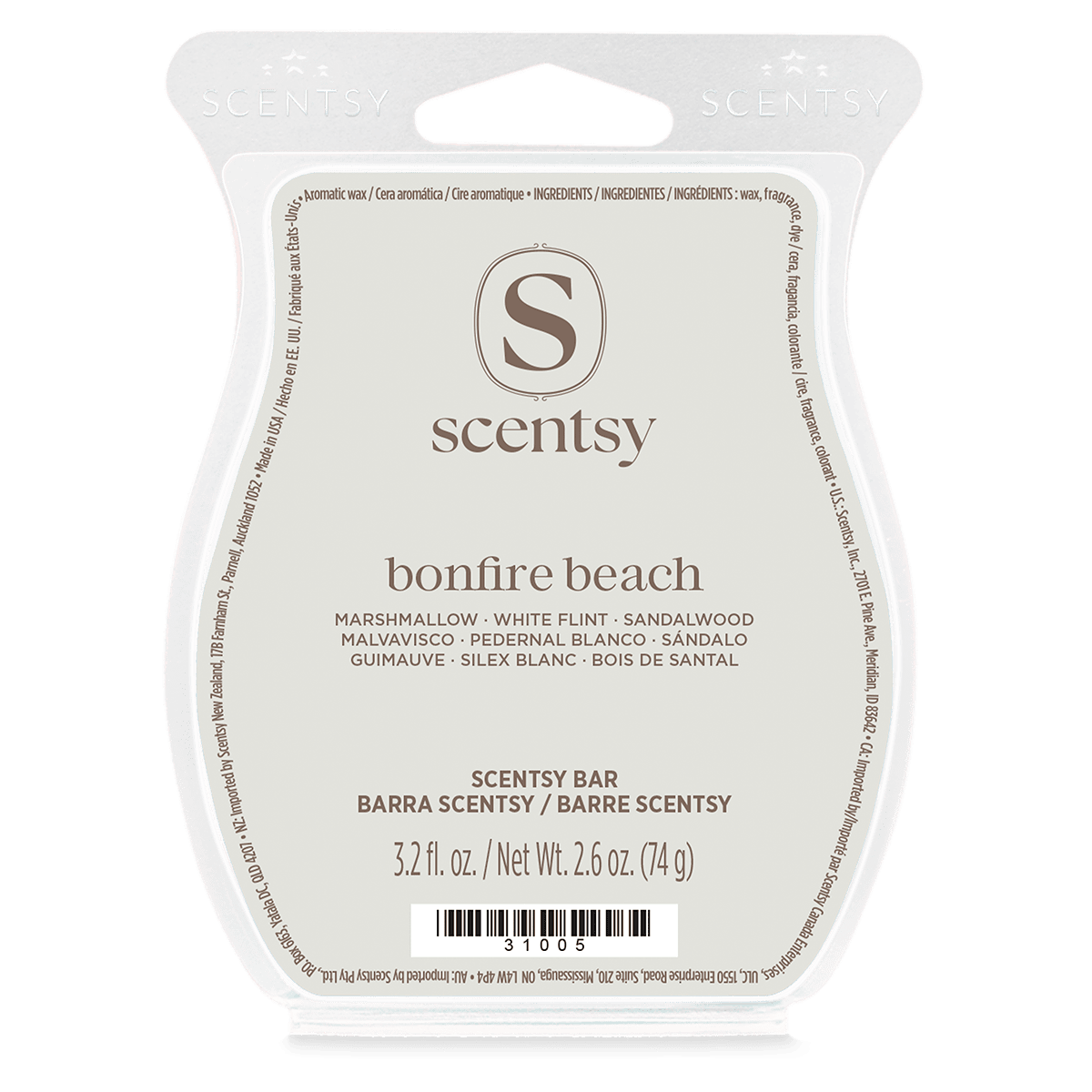 Bonfire Beach Scentsy Bar