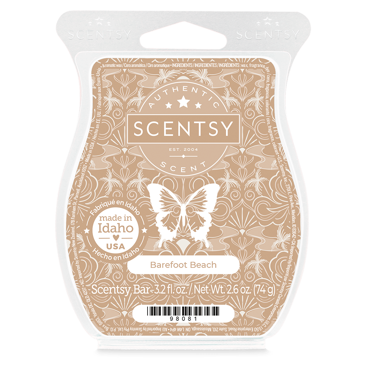 Barefoot Beach Scentsy Bar