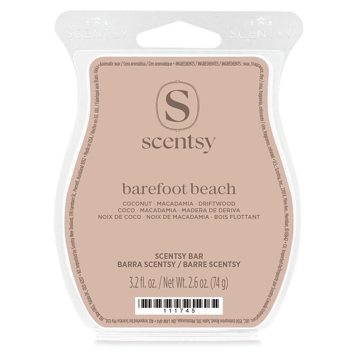 Barefoot Beach Scentsy Bar