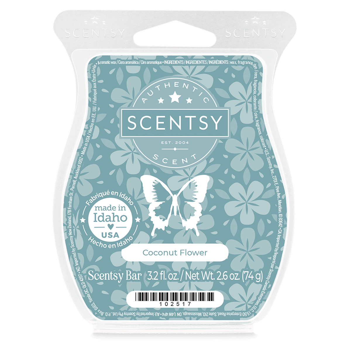 Coconut Flower Scentsy Bar