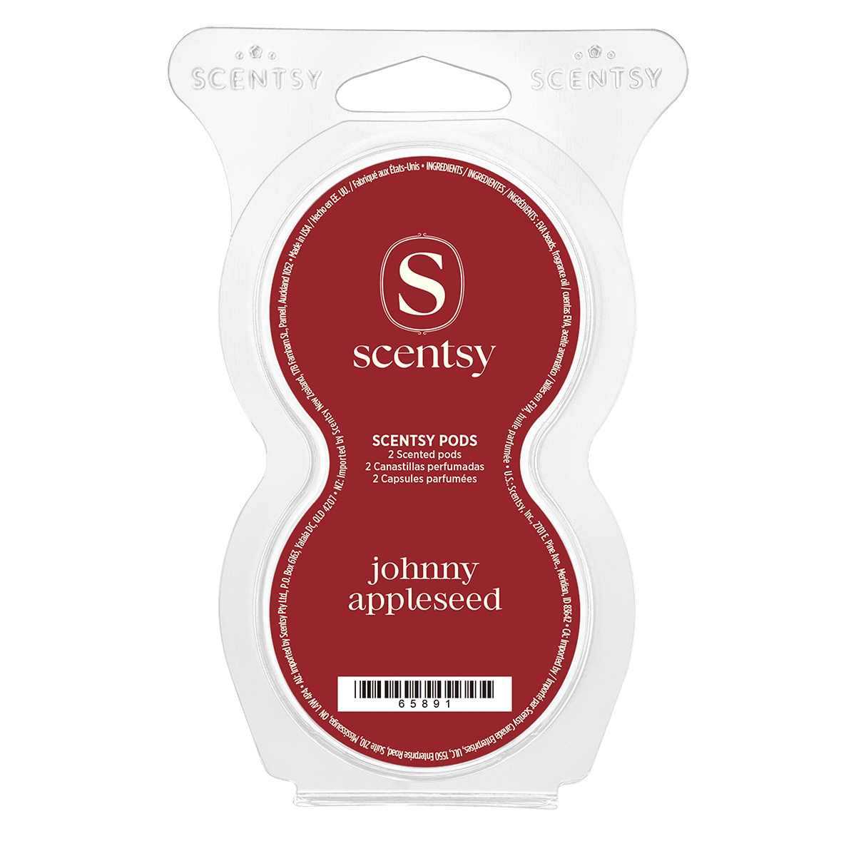 Johnny Appleseed Scentsy Pod Twin Pack