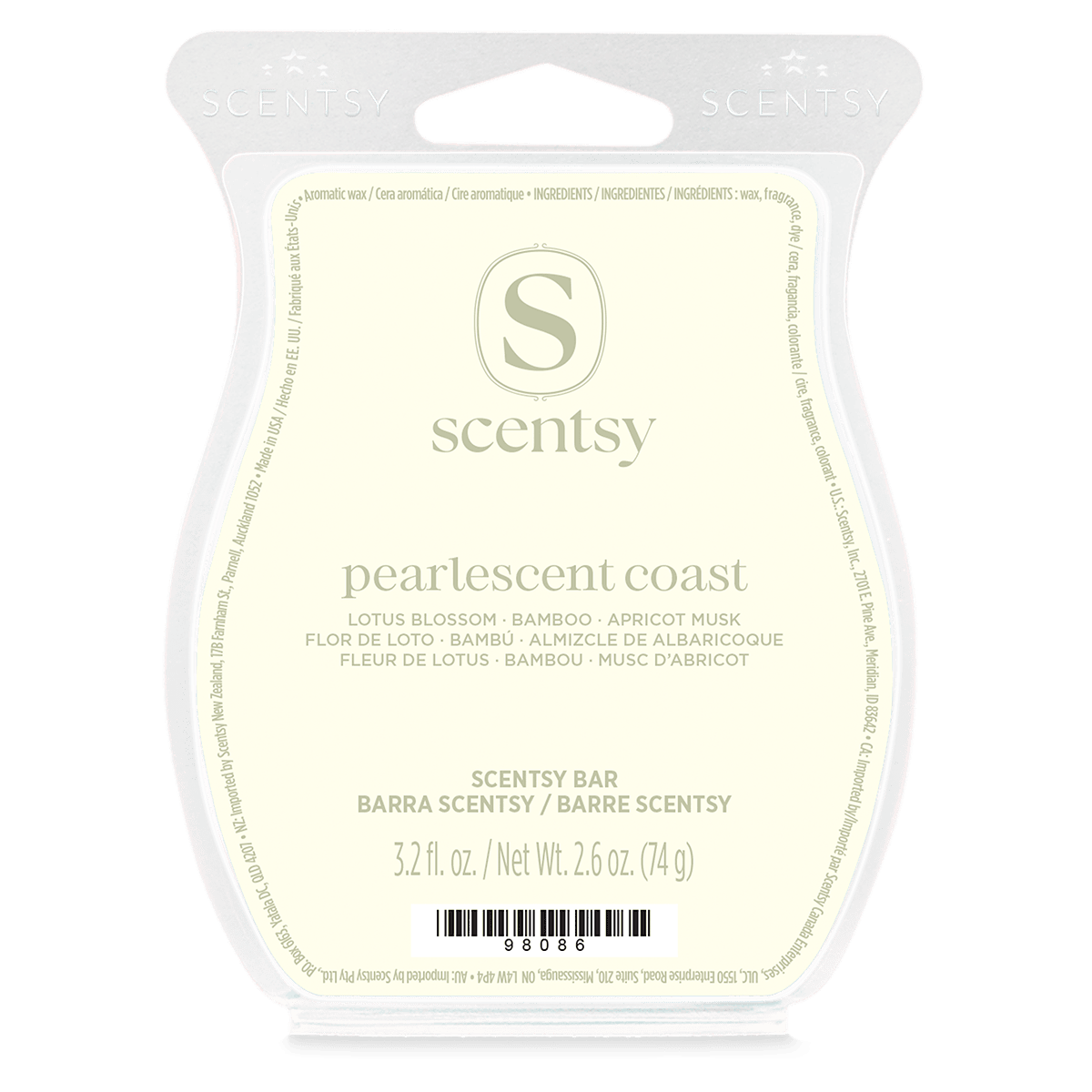 Pearlescent Coast Scentsy Bar