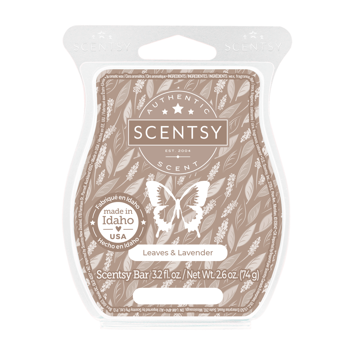 Leaves and Lavender Scentsy Bar