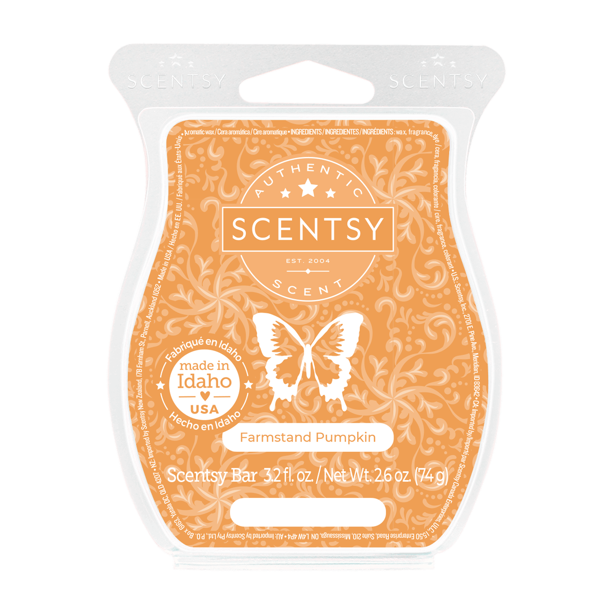 Farmstand Pumpkin Scentsy Bar