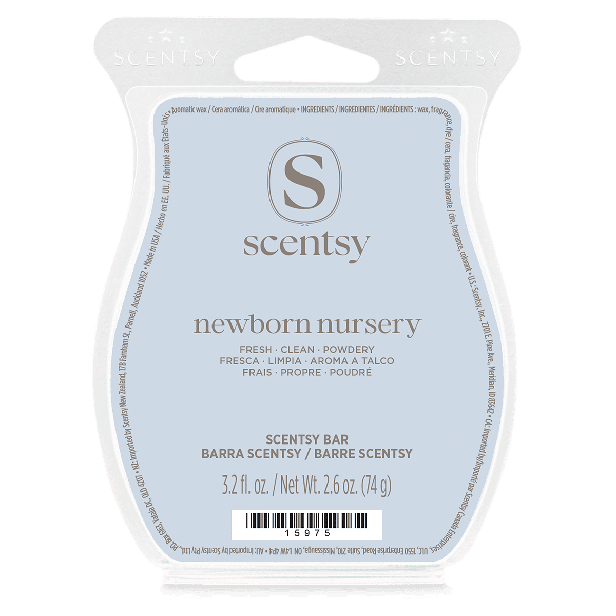 Newborn Nursery Scentsy Bar