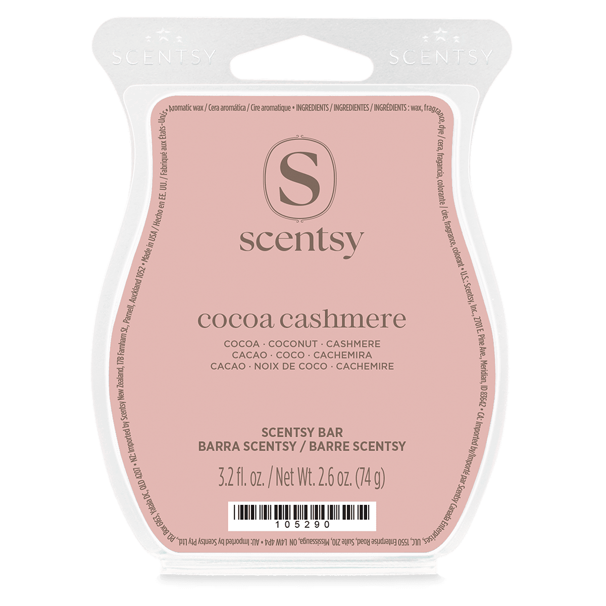 Cocoa Cashmere Scentsy Bar