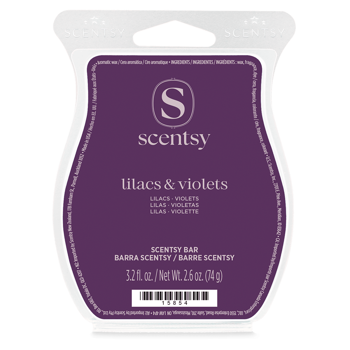 Lilacs and Violets Scentsy Bar