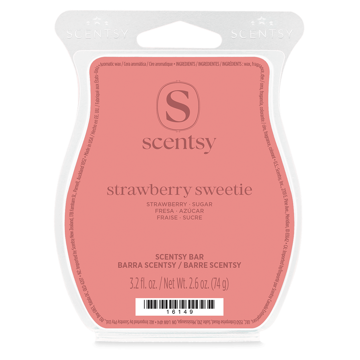 Strawberry Sweetie Scentsy Bar