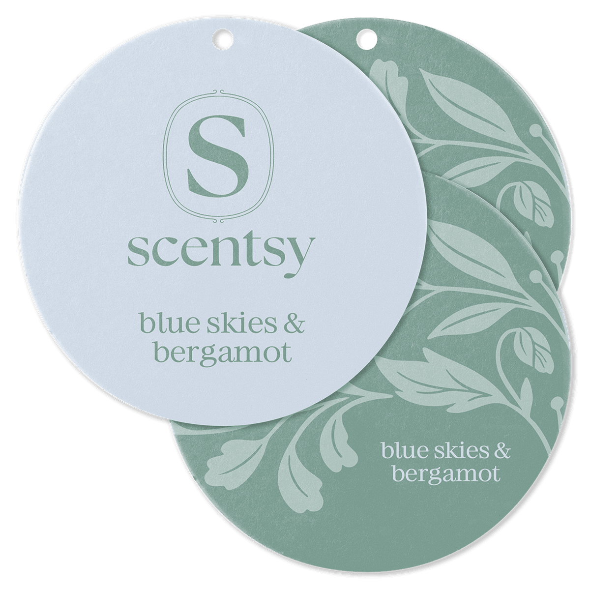 Blue Skies & Bergamot Scent Circles