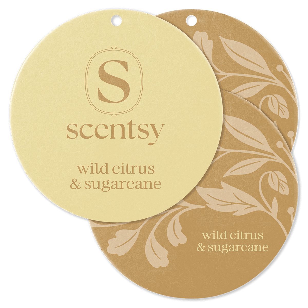 Wild Citrus and Sugarcane Scent Circles
