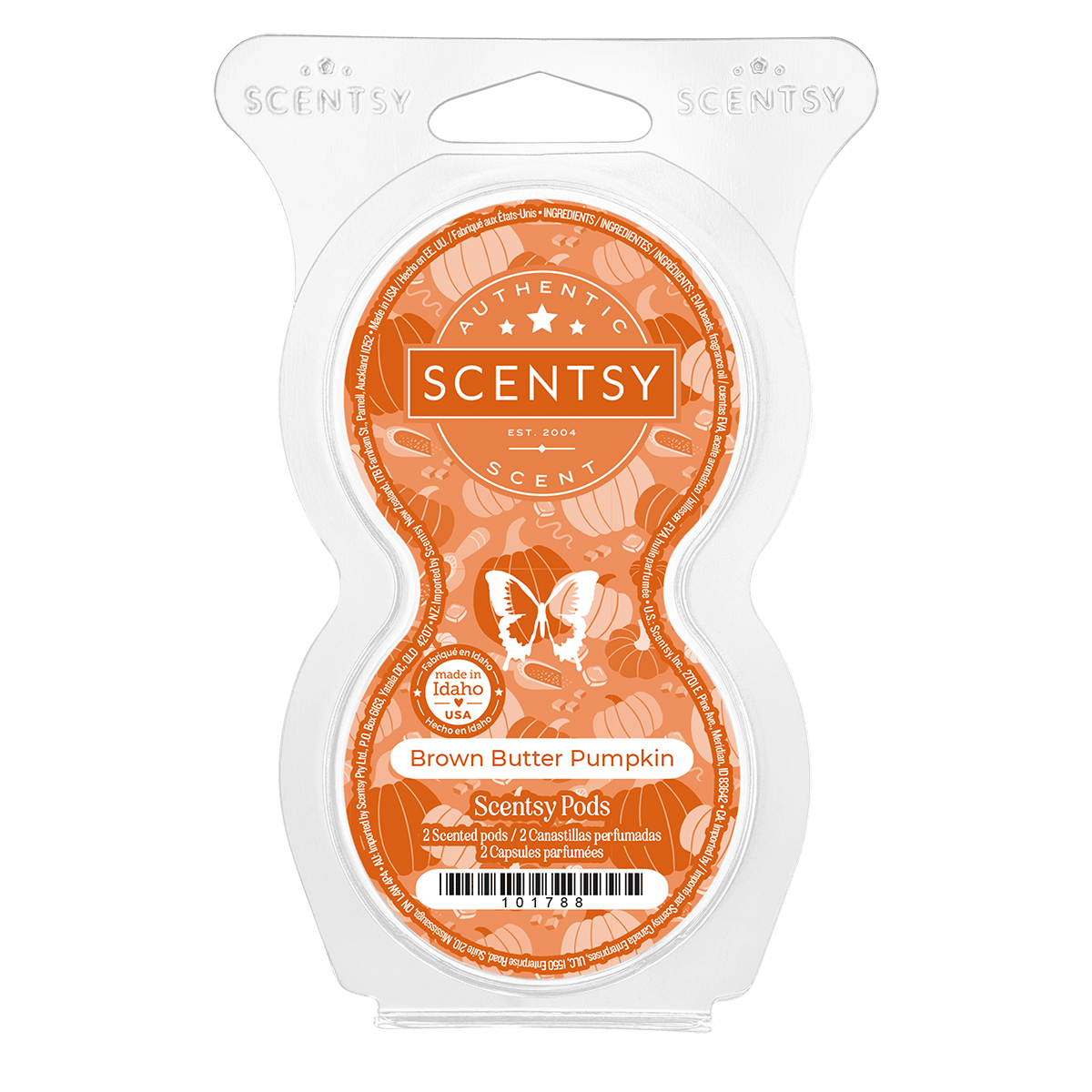 Brown Butter Pumpkin Scentsy Pod Twin Pack