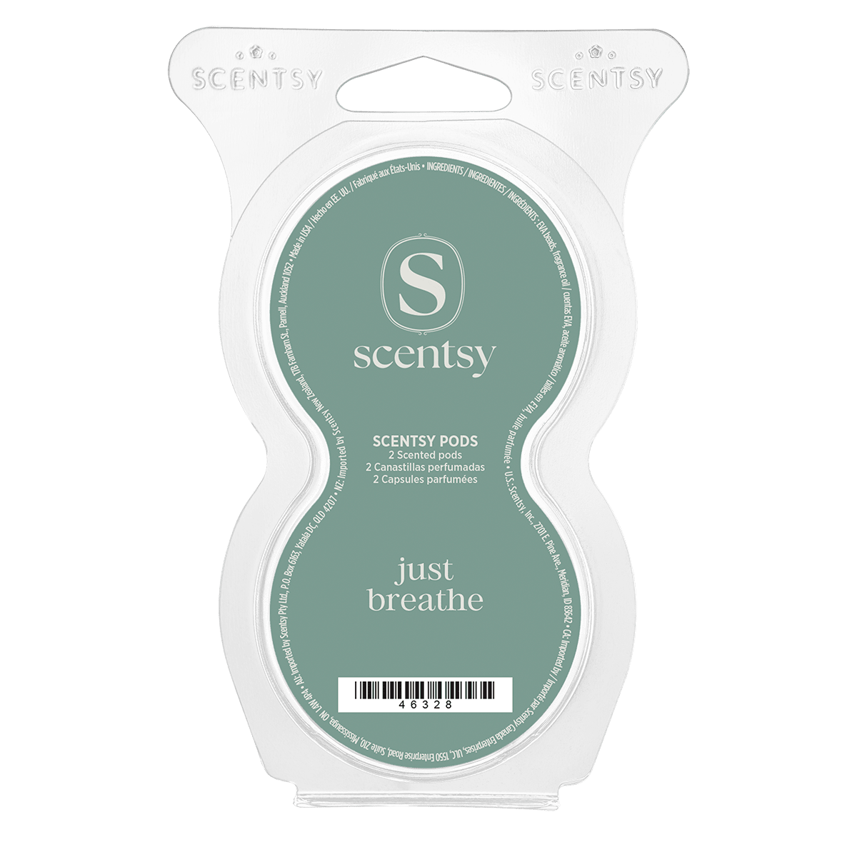 Just Breathe Scentsy Pod Twin Pack