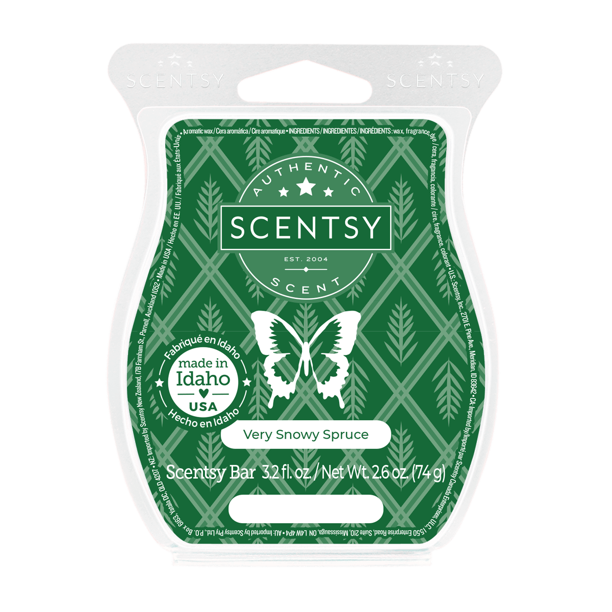 Very Snowy Spruce Scentsy Bar