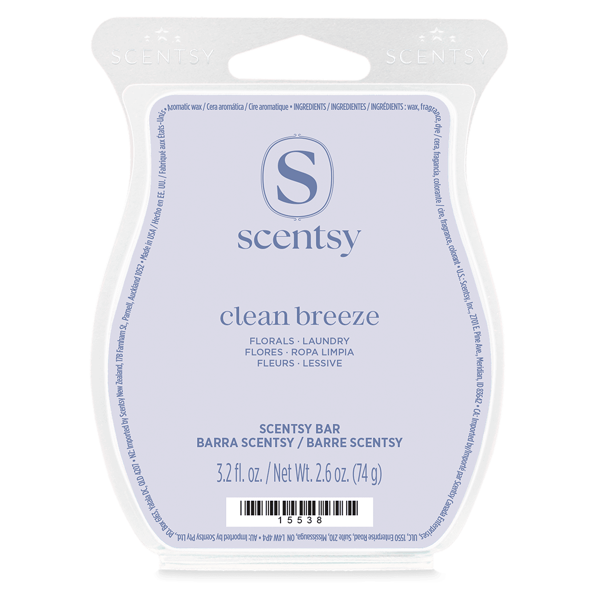 Clean Breeze Scentsy Bar
