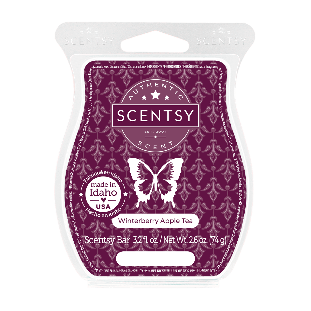 Winterberry Apple Tea Scentsy Bar