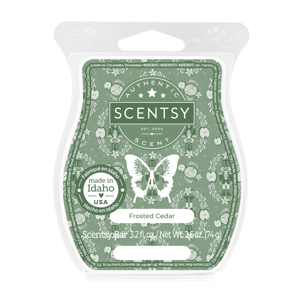 Frosted Cedar Scentsy Bar