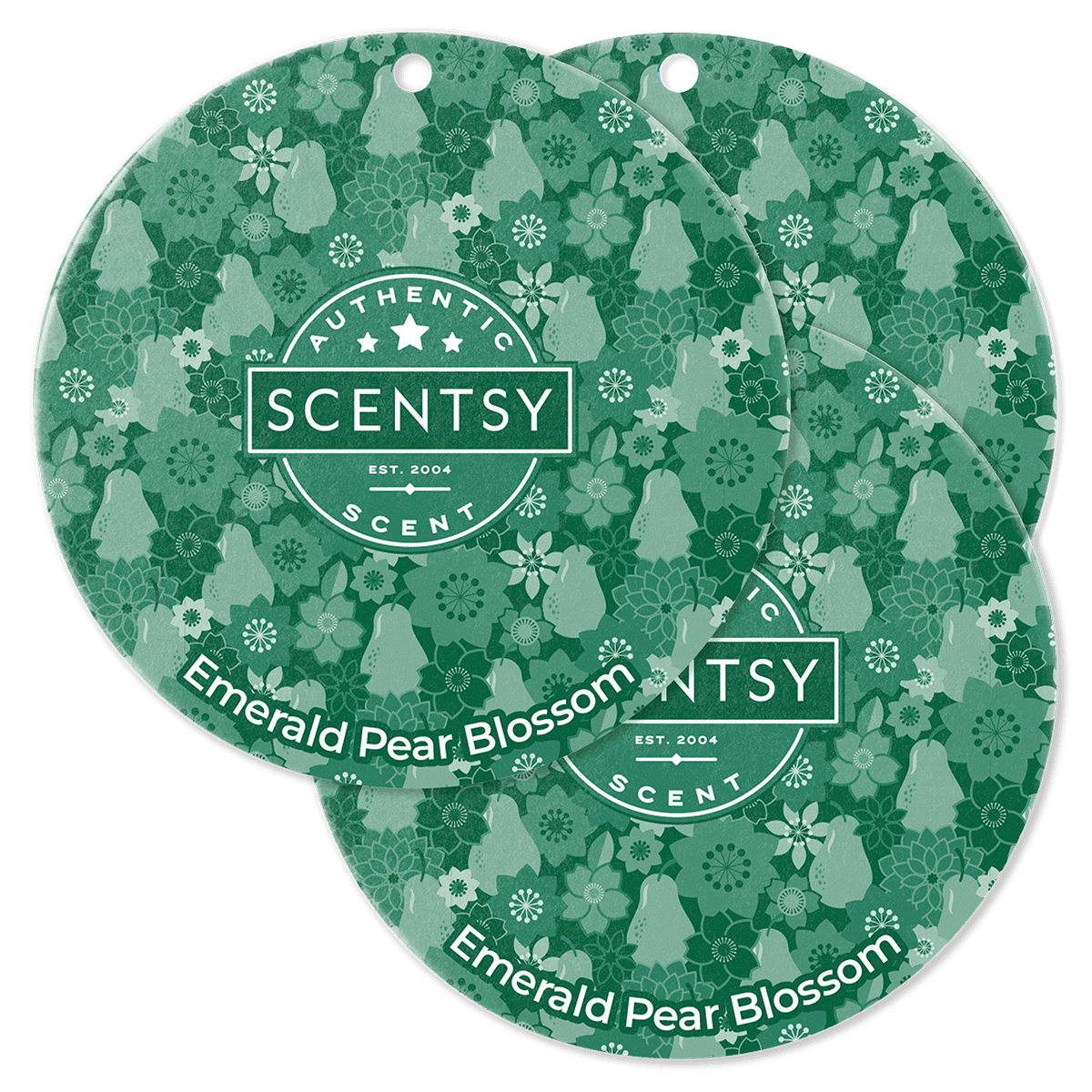 Emerald Pear Blossom Scent Circles
