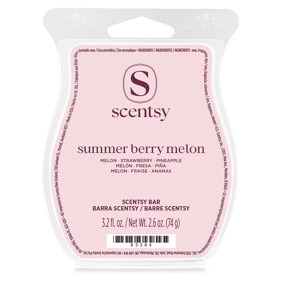 Summer Berry Melon Scentsy Bar