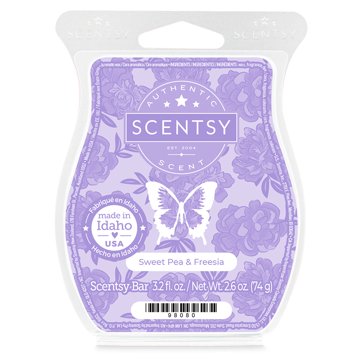 Sweet Pea and Freesia Scentsy Bar