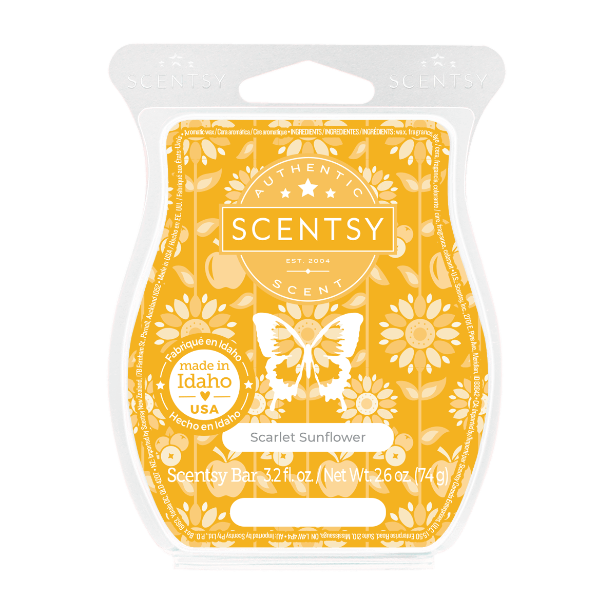 Scarlet Sunflower Scentsy Bar