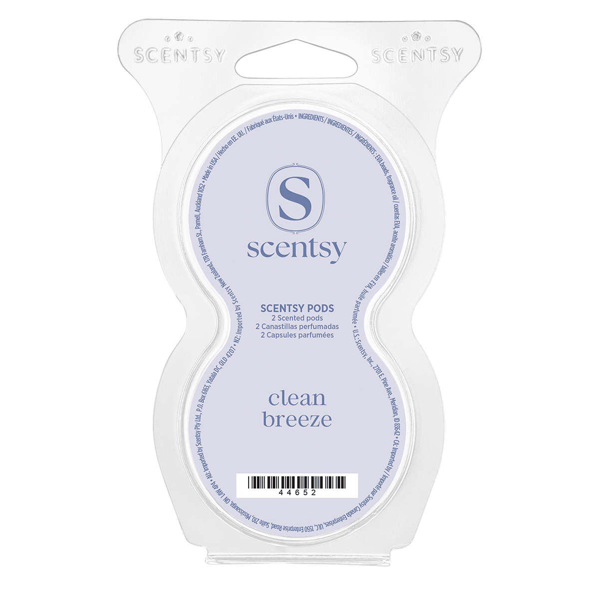 Clean Breeze Scentsy Pod Twin Pack