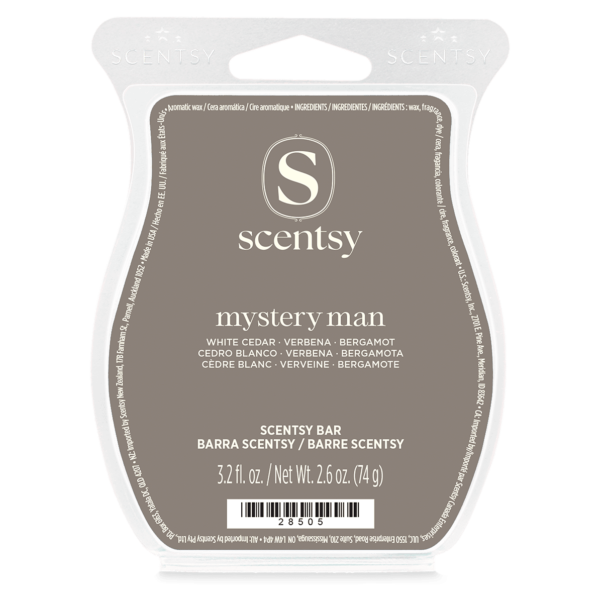 Mystery Man Scentsy Bar
