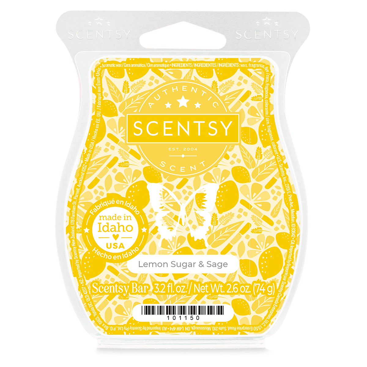 Lemon Sugar and Sage Scentsy Bar