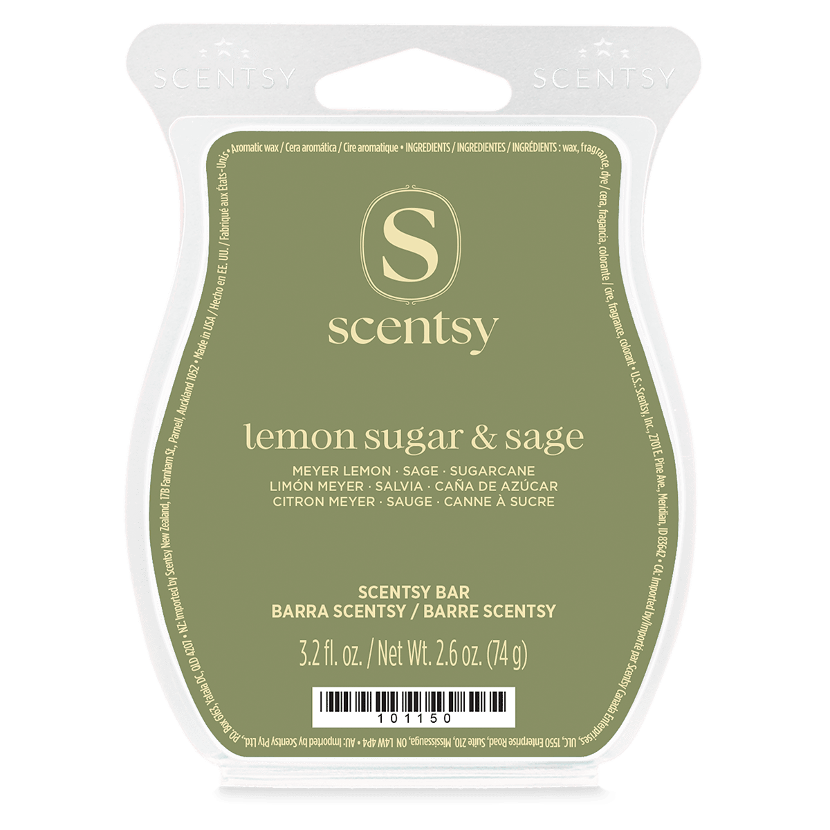 Lemon Sugar and Sage Scentsy Bar