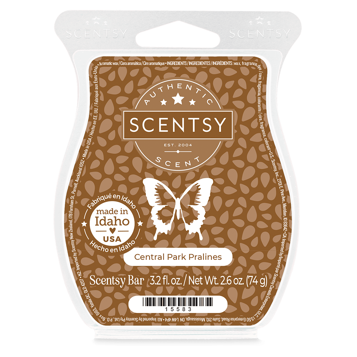 Central Park Pralines Scentsy Bar