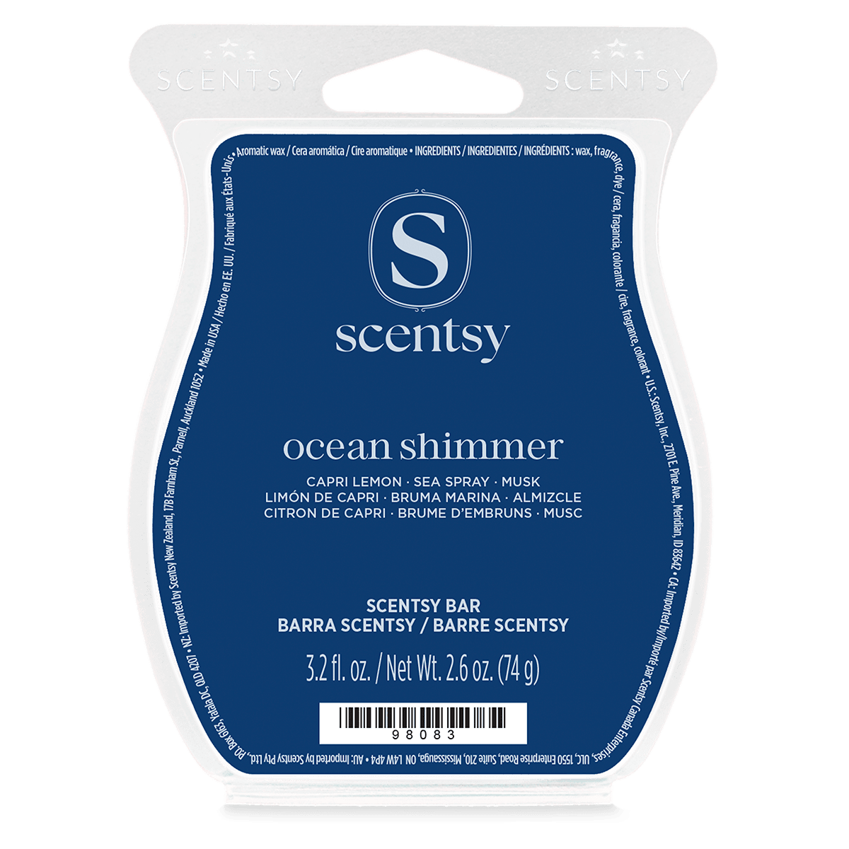 Ocean Shimmer Scentsy Bar