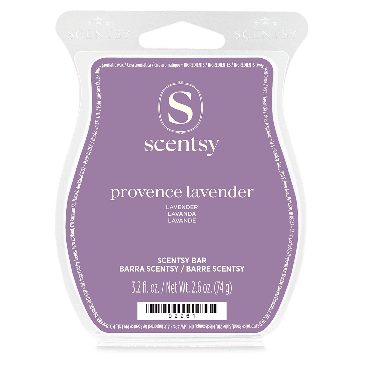 Provence Lavender Scentsy Bar
