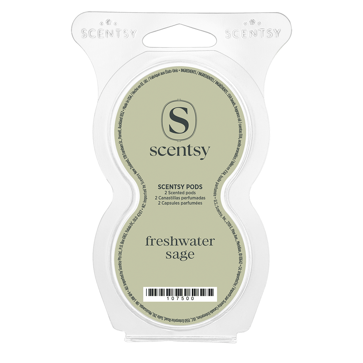 Freshwater Sage Scentsy Pod Twin Pack