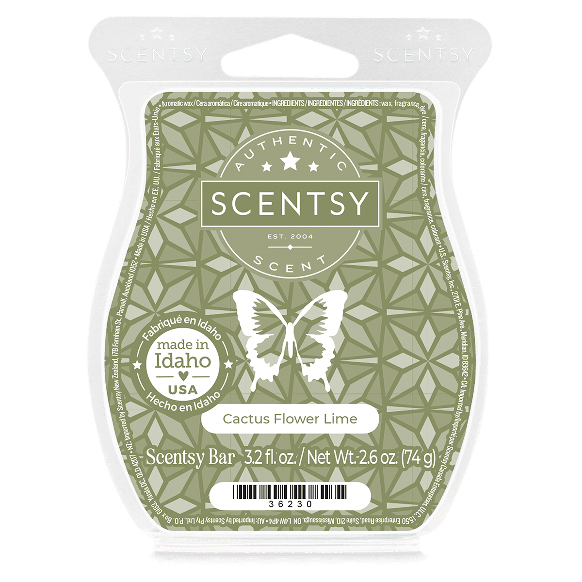 Cactus Flower Lime Scentsy Bar