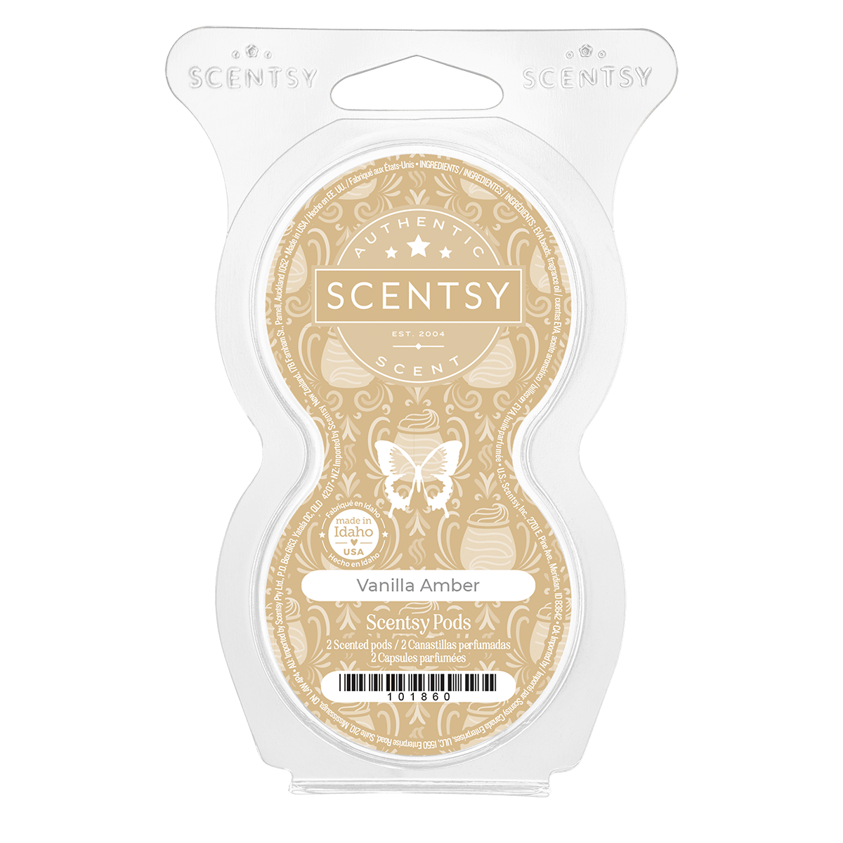 Vanilla Amber Scentsy Pod Twin Pack