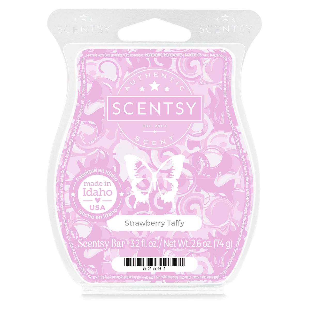 Strawberry Taffy Scentsy Bar