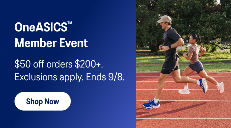 OneAsics Member Event. $50 off orders $200. Exclusions Apply. Ends 9/8. Shop Now.