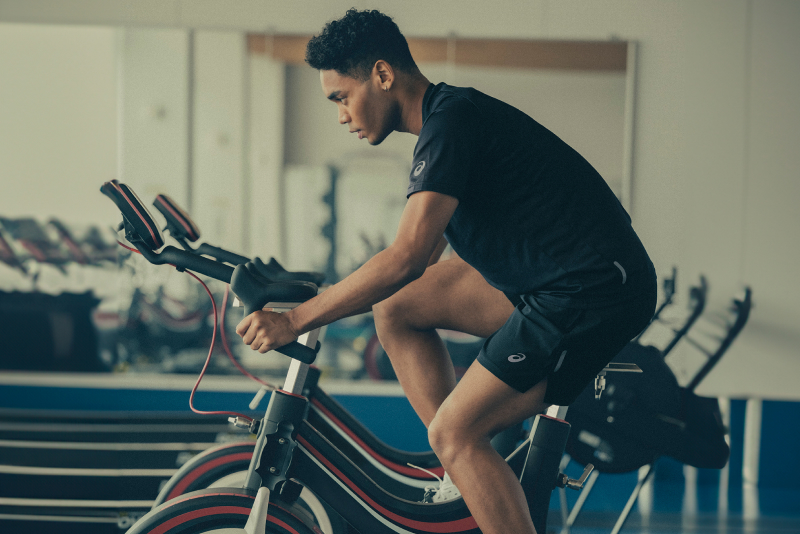 ASICS Best Indoor Workouts cycling