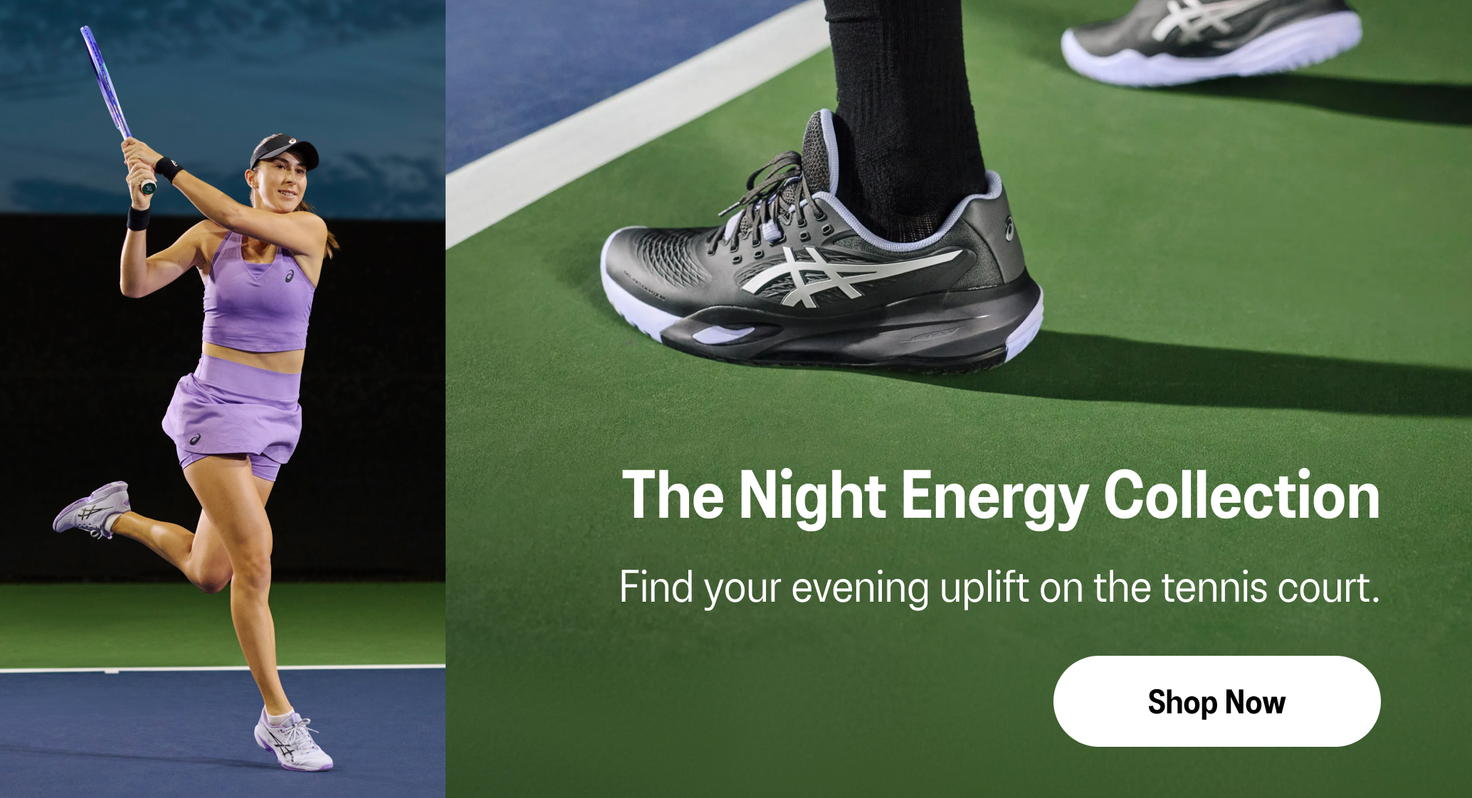 ASICS Night Energy Tennis Collection Shop Now