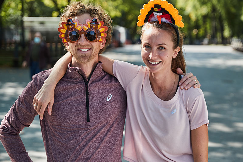 Man and Women standing together smiling