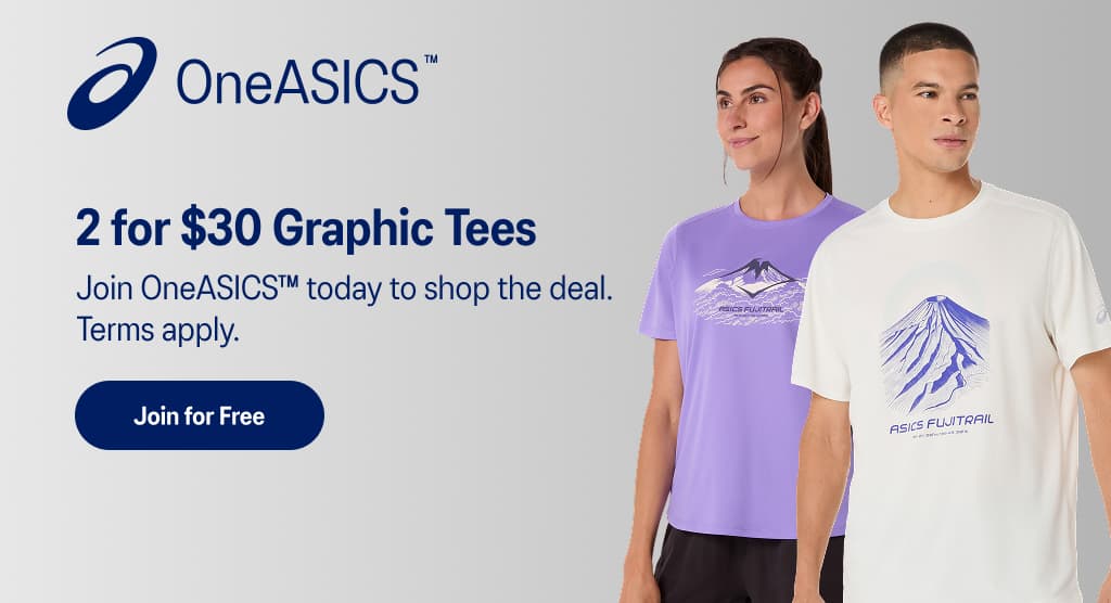 Sign up for OneAsics to shop 2/30 Graphic Tees
