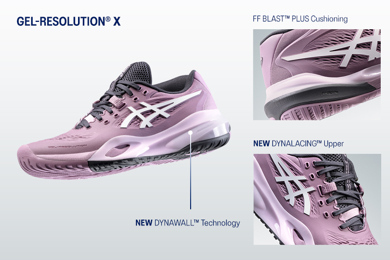 ASICS What's New in the GEL-RESOLUTION® X Shoe