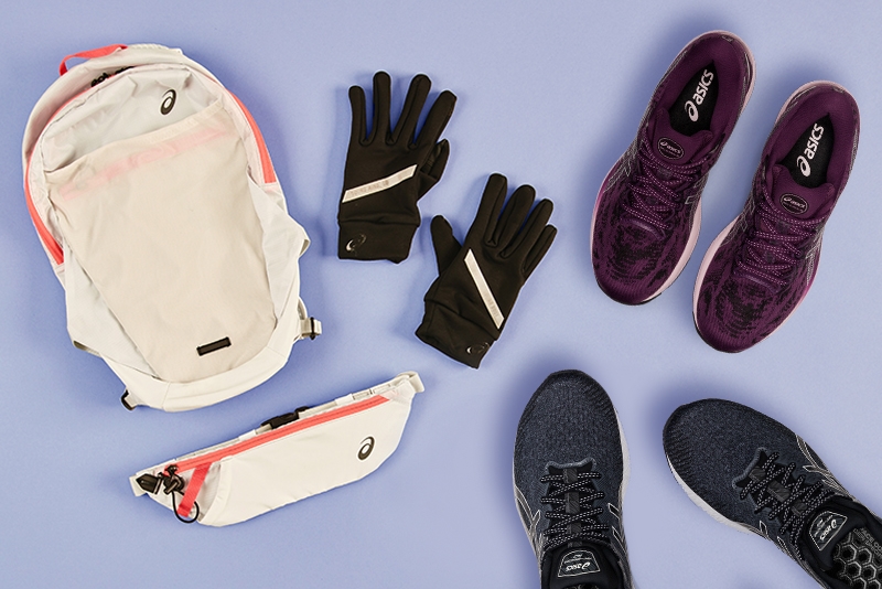 ASICS running gear